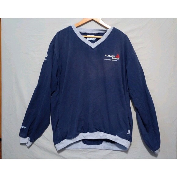 Tyndale Flame Resistant Pullover Alabama Power A Southern Company Sz XL Blue - Picture 1 of 13